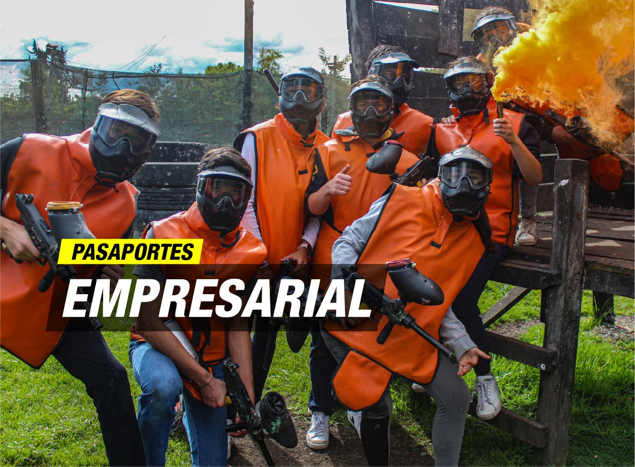Pasaporte empresarial Hard paintball Bogota
